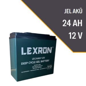 Lexron 24AH 12V Jel Akü - Görsel 1