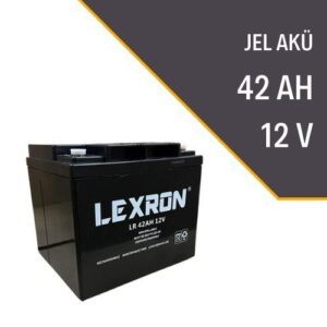 Lexron 42AH 12V Jel Akü - Görsel 1